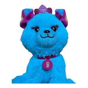 Barbie Princess Puppy Dog Plush Stuffed Animal Kids Toy‎ Just Play Blue 8” Tall